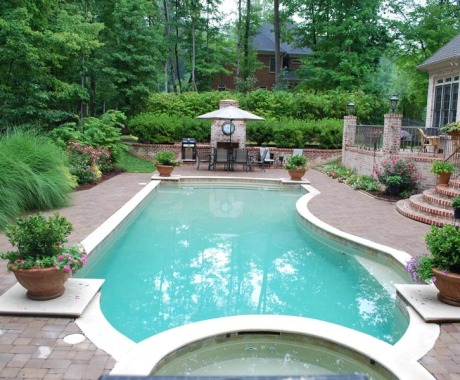 Pool Landscape Design Herndon VA