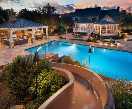 Landscape water feature arlington va
