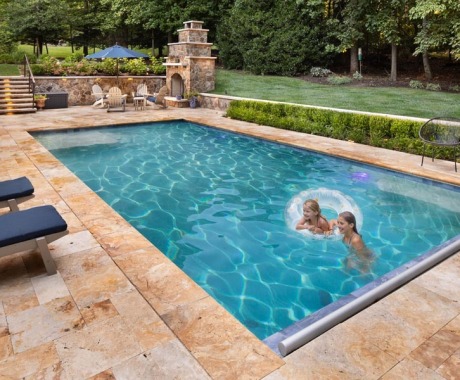 Pool Landscape Design in Oakton, VA