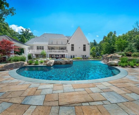 Pool Landscape Design in Reston VA