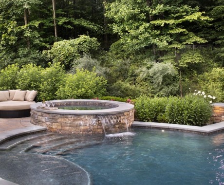 Hot Tub Waterfall Design Great Falls VA