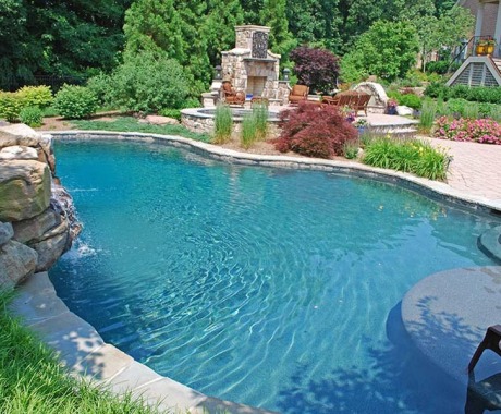 Pool Water Feature Design Arlington VA
