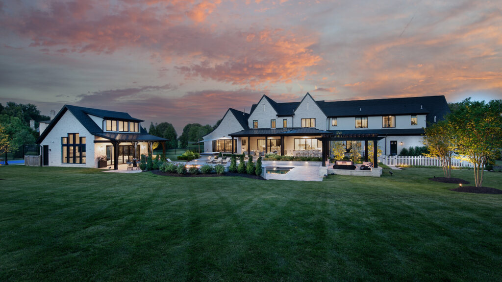 landscape design of home in Leesburg, VA